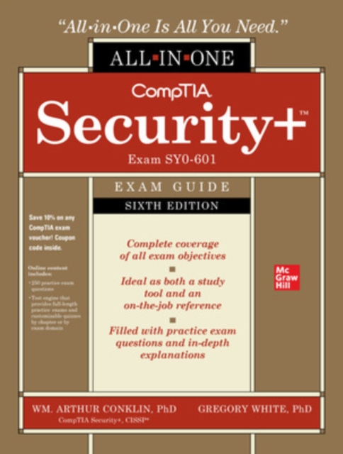 Book cover of CompTIA Security+ All-in-One Exam Guide, Sixth Edition (Exam SY0-601)