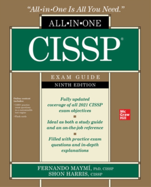 Book cover of CISSP All-in-One Exam Guide, Ninth Edition
