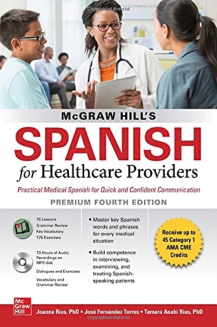 Book cover of McGraw-Hill Spanish for Healthcare Providers Book for Set