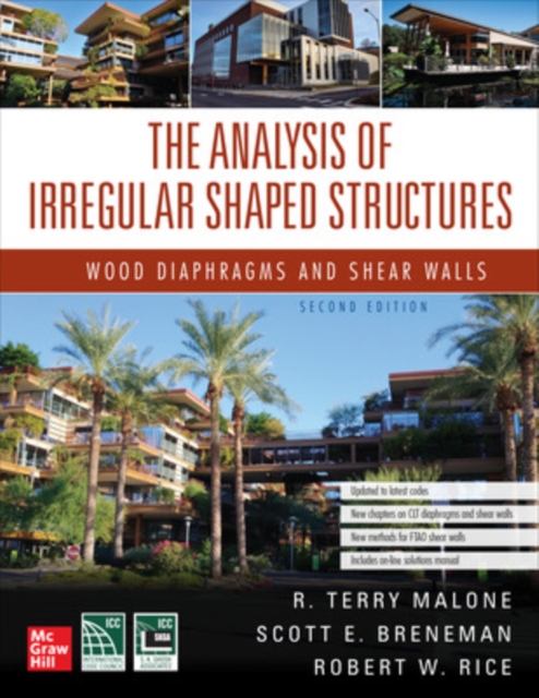 Book cover of The Analysis of Irregular Shaped Structures: Wood Diaphragms and Shear Walls, Second Edition