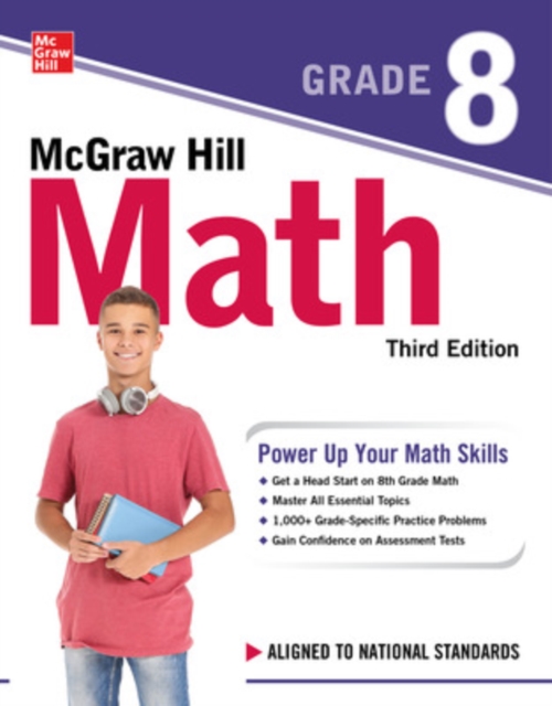Book cover of McGraw Hill Math Grade 8, Third Edition
