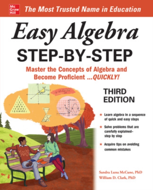 Book cover of Easy Algebra Step-by-Step, Third Edition