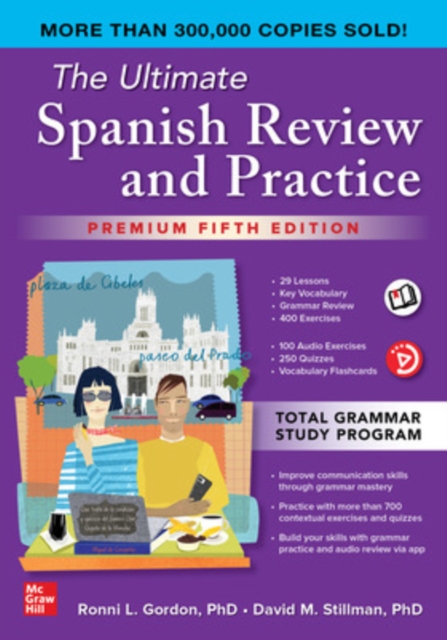 Book cover of The Ultimate Spanish Review and Practice, Premium Fifth Edition