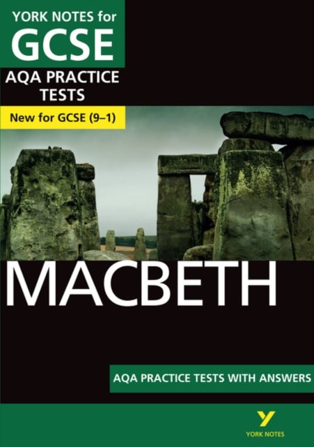 Book cover of Macbeth AQA Practice Tests York Notes GCSE - for 2025, 2026 exams