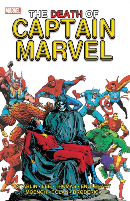 Book cover of The Death of Captain Marvel