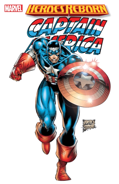 Book cover of Heroes Reborn: Captain America
