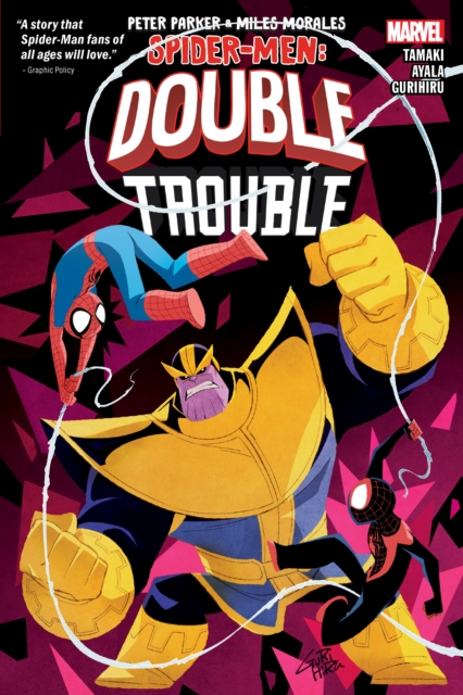 Book cover of Peter Parker & Miles Morales: Spider-Men Double Trouble