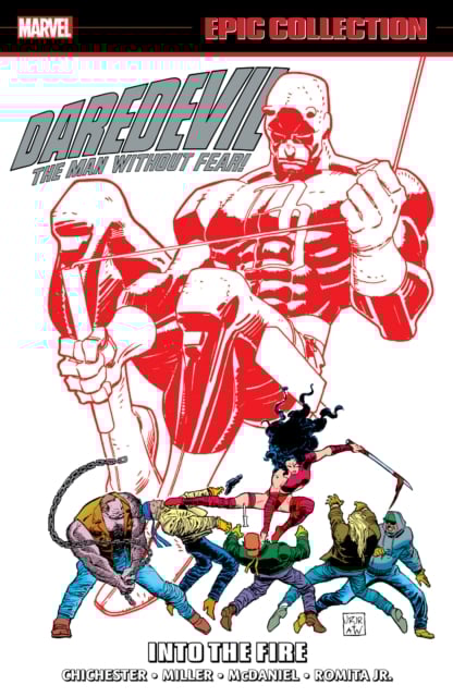 Book cover of Daredevil Epic Collection: Into The Fire