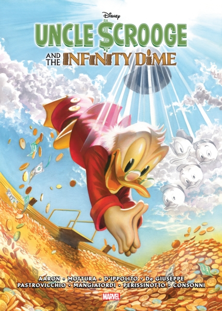 Book cover of Uncle Scrooge and The Infinity Dime Gallery Edition