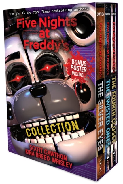 Book cover of Five Nights at Freddy's 3-book boxed set