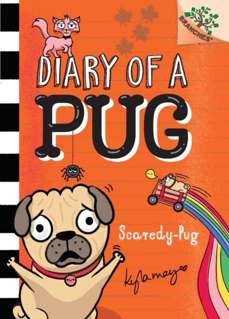 Book cover of Scaredy-Pug: A Branches Book (Diary of a Pug #5)