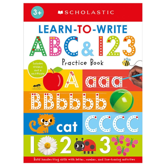 Book cover of Learn to Write ABC & 123: Scholastic Early Learners (Workbook)