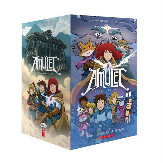 Book cover of Amulet Box set 1-9 Graphix
