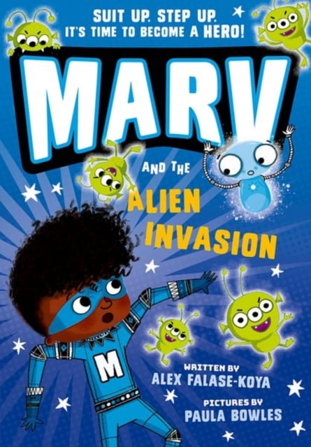 Book cover of Marv and the Alien Invasion