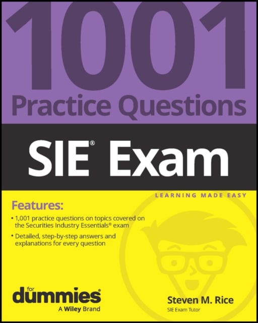 Book cover of SIE Exam: 1001 Practice Questions For Dummies