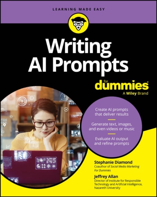 Book cover of Writing AI Prompts for Dummies