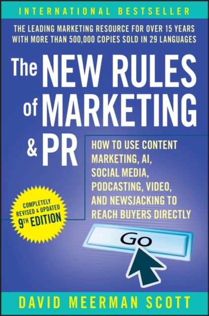Book cover of The New Rules of Marketing & PR
