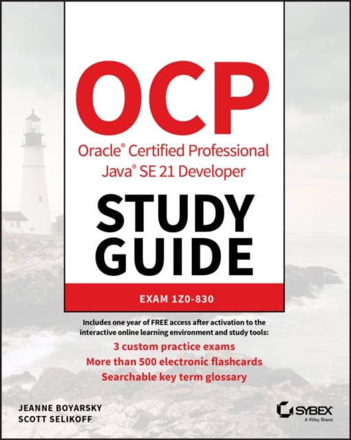 Book cover of OCP Oracle Certified Professional Java SE 21 Developer Study Guide