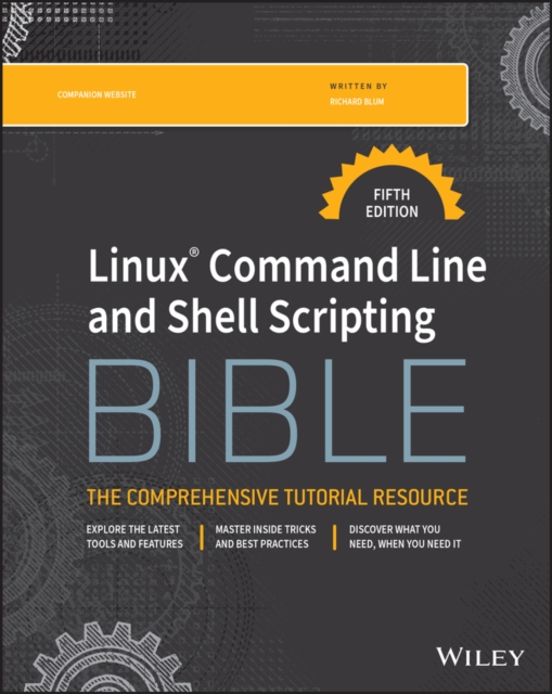 Book cover of Linux Command Line and Shell Scripting Bible