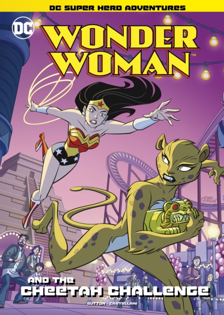 Book cover of Wonder Woman and The Cheetah Challenge