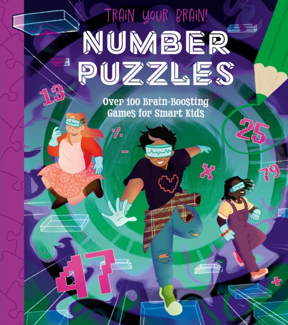 Book cover of Train Your Brain! Number Puzzles