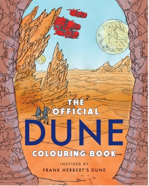 Book cover of The Official Dune Colouring Book