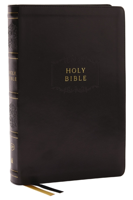Book cover of KJV Holy Bible with 73,000 Center-Column Cross References, Black Leathersoft, Red Letter, Comfort Print: King James Version