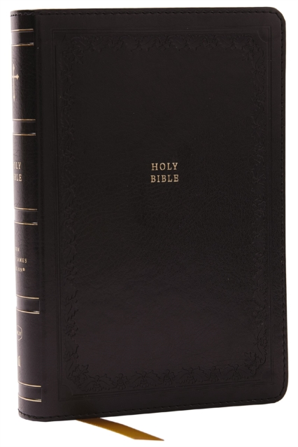 Book cover of NKJV Compact Paragraph-Style Bible w/ 43,000 Cross References, Black Leathersoft, Red Letter, Comfort Print: Holy Bible, New King James Version