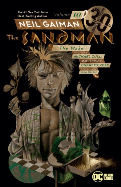 Book cover of Sandman Volume 10: The Wake 30th Anniversary Edition