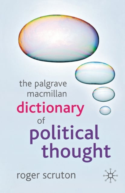 Book cover of The Palgrave Macmillan Dictionary of Political Thought