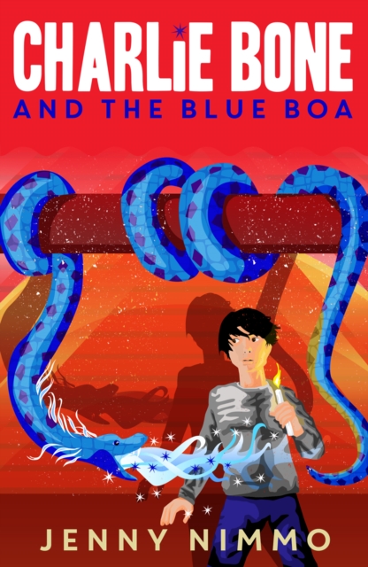 Book cover of Charlie Bone and the Blue Boa