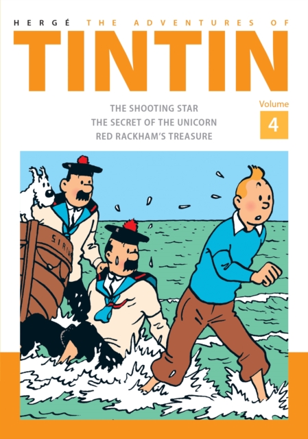 Book cover of The Adventures of Tintin Volume 4
