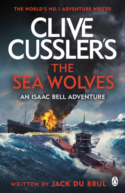 Book cover of Clive Cussler's The Sea Wolves