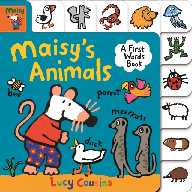 Book cover of Maisy's Animals: A First Words Book