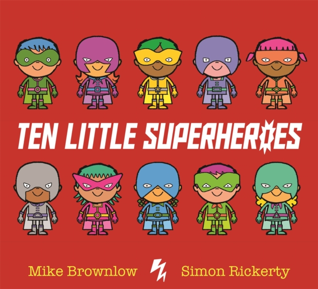 Book cover of Ten Little Superheroes