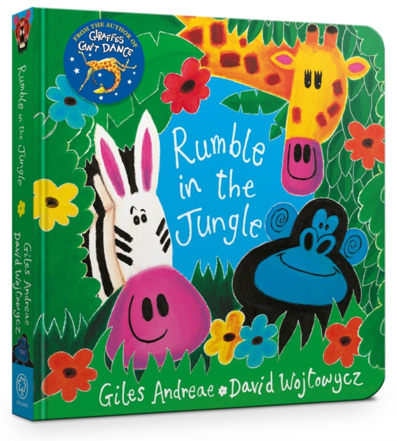 Book cover of Rumble in the Jungle Board Book