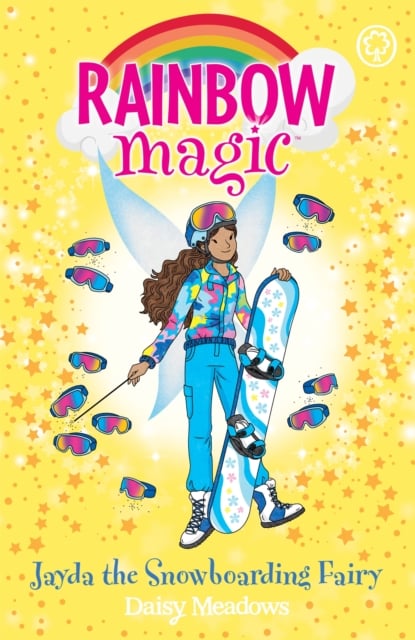 Book cover of Rainbow Magic: Jayda the Snowboarding Fairy