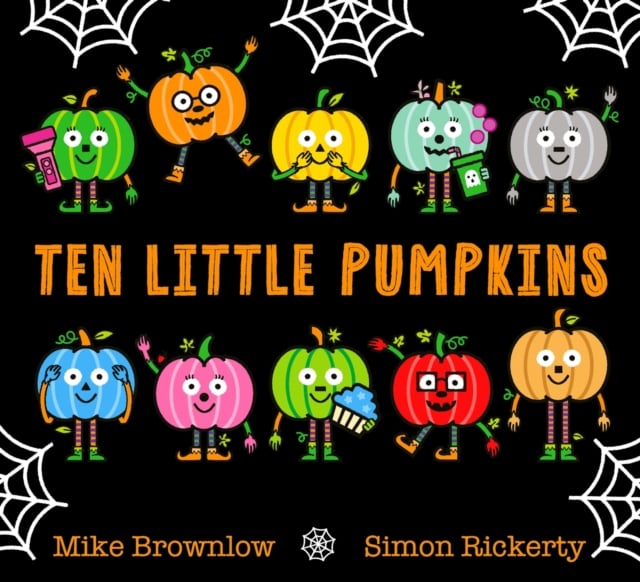 Book cover of Ten Little Pumpkins