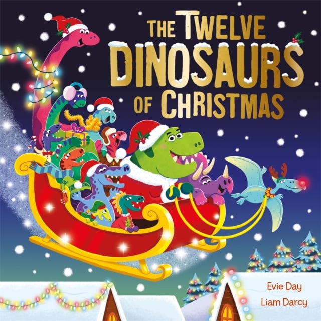 Book cover of The Twelve Dinosaurs of Christmas