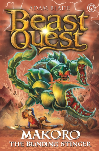 Book cover of Beast Quest: Makoro the Blinding Stinger