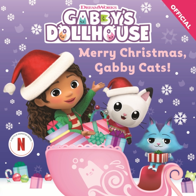 Book cover of DreamWorks Gabby's Dollhouse: Merry Christmas, Gabby Cats