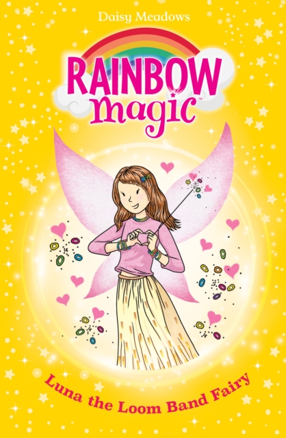 Book cover of Rainbow Magic: Luna the Loom Band Fairy