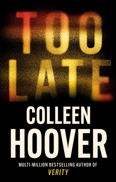 Book cover of Too Late