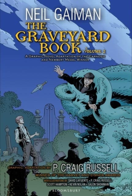 Book cover of The Graveyard Book Graphic Novel, Part 2