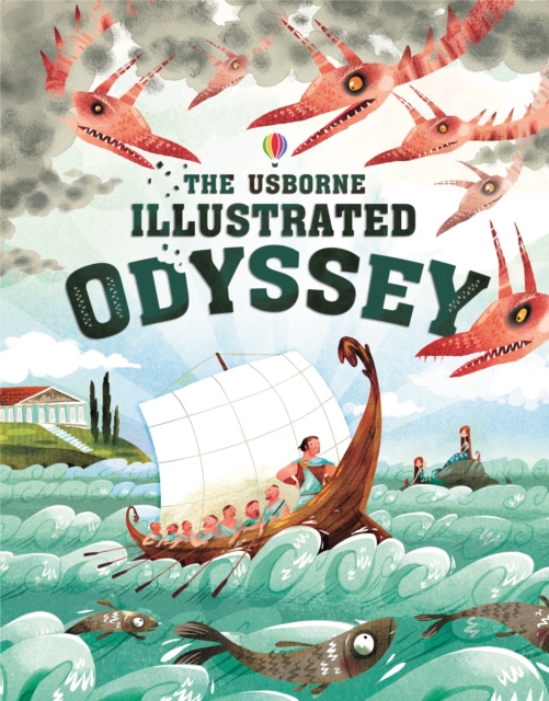 Book cover of Usborne Illustrated Odyssey