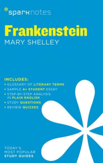 Book cover of Frankenstein SparkNotes Literature Guide