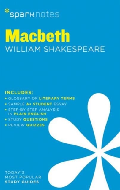 Book cover of Macbeth SparkNotes Literature Guide