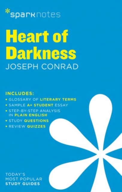 Book cover of Heart of Darkness SparkNotes Literature Guide