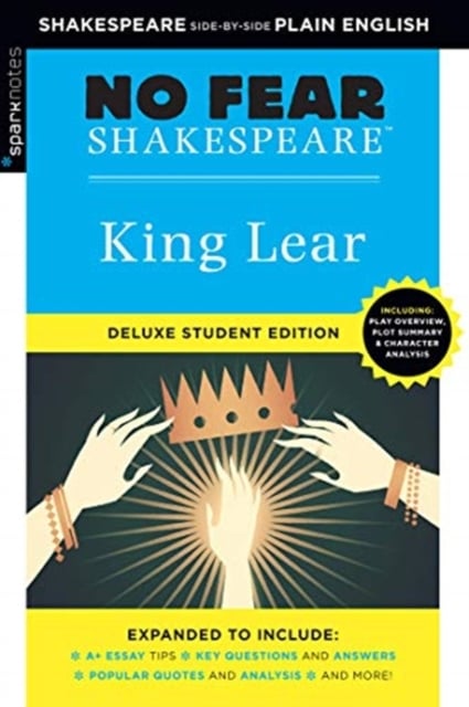 Book cover of King Lear: No Fear Shakespeare Deluxe Student Edition