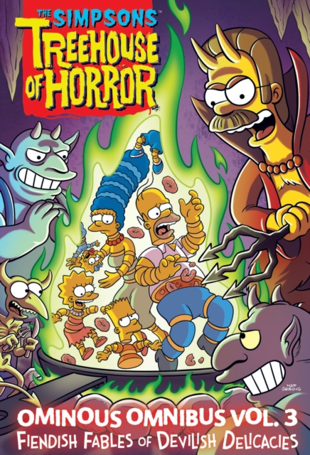 Book cover of The Simpsons Treehouse of Horror Ominous Omnibus Vol. 3